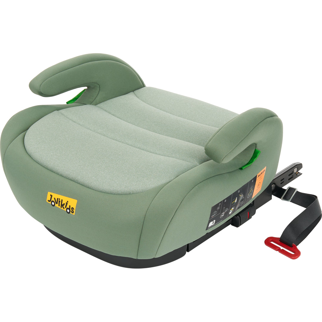 Jovikids Ohho I-Size Booster Car Seat for Car ISOFIX 6-12Y Green