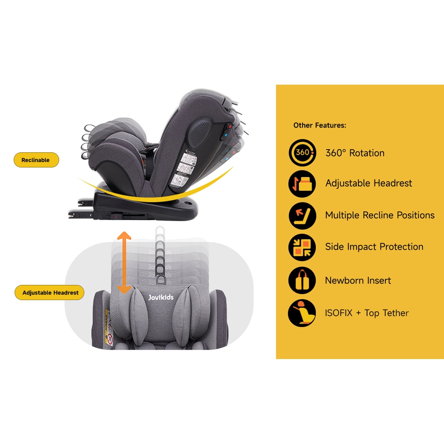 Angela Isofix Rotating Car Seat